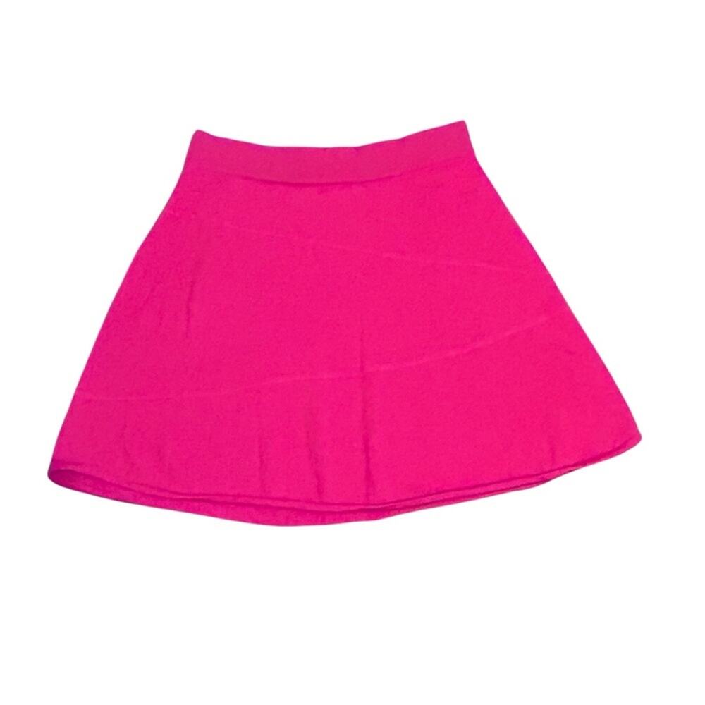 Krimson Klover skirt size Small Red Merino Wool knit flare pull on